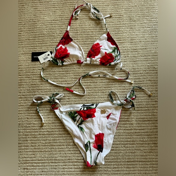 NWT! Dolce & Gabbana Triangle Bikini Set - Picture 4 of 10